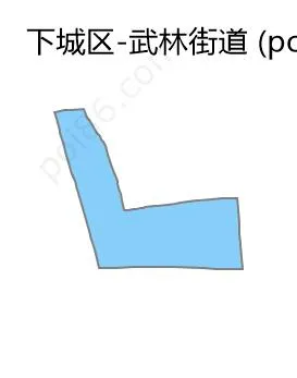 武林街道边界地图