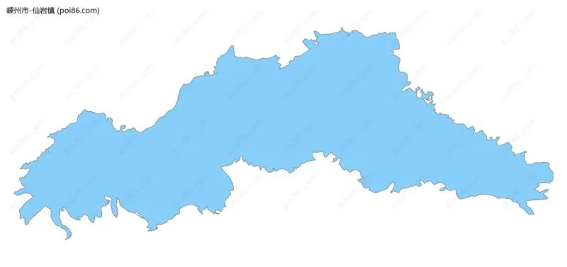 仙岩镇边界地图