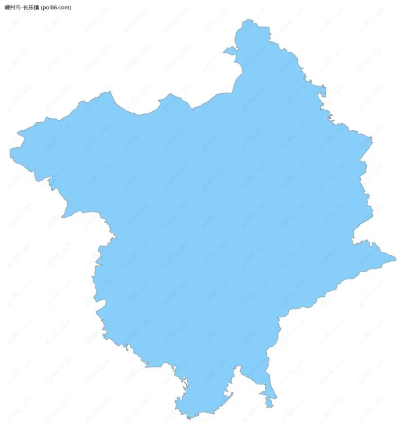 长乐镇边界地图