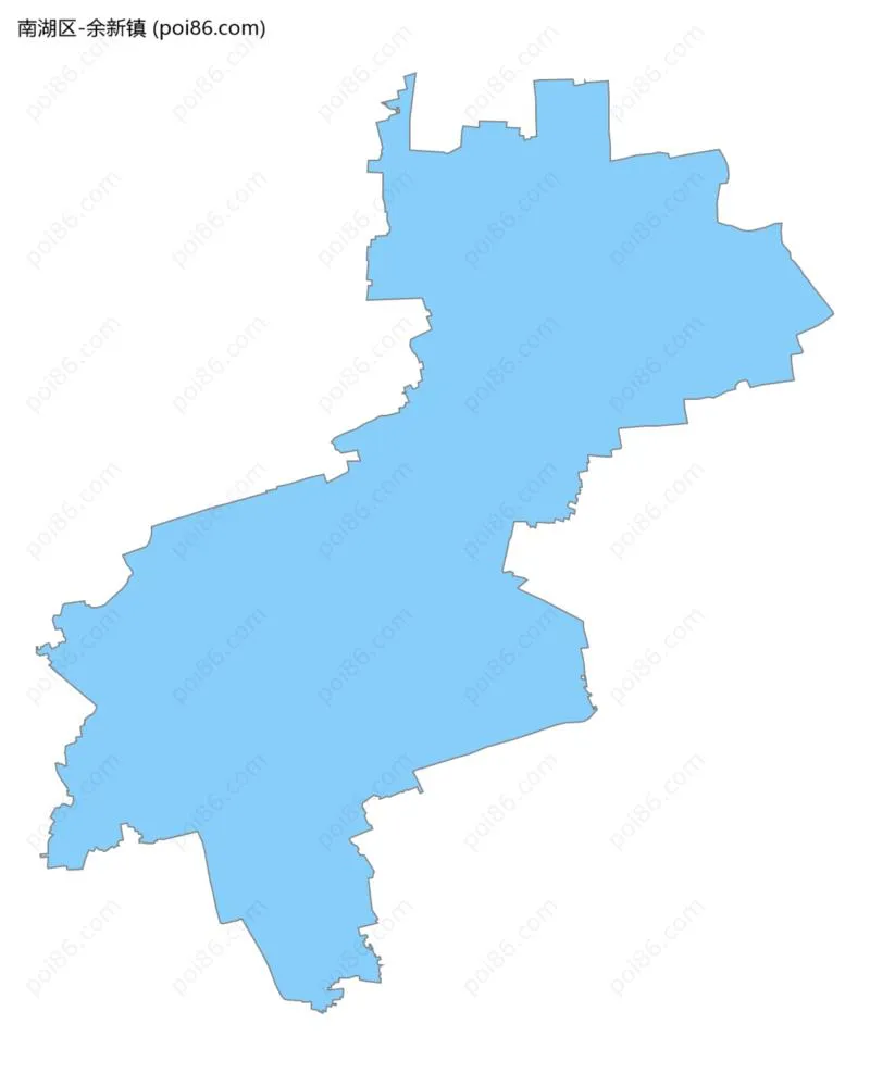 余新镇边界地图