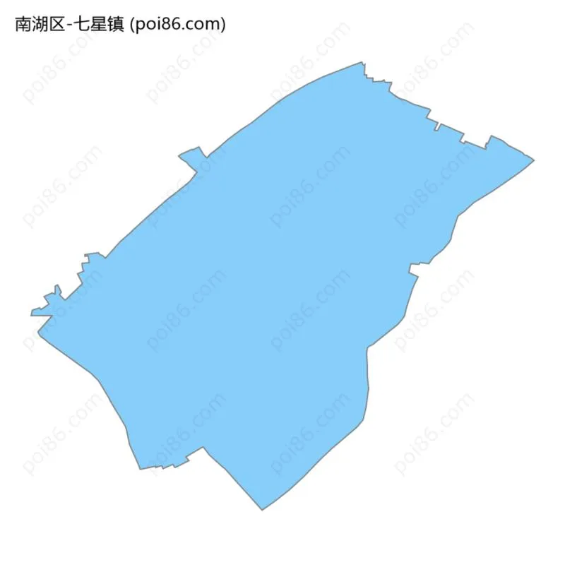 七星镇边界地图