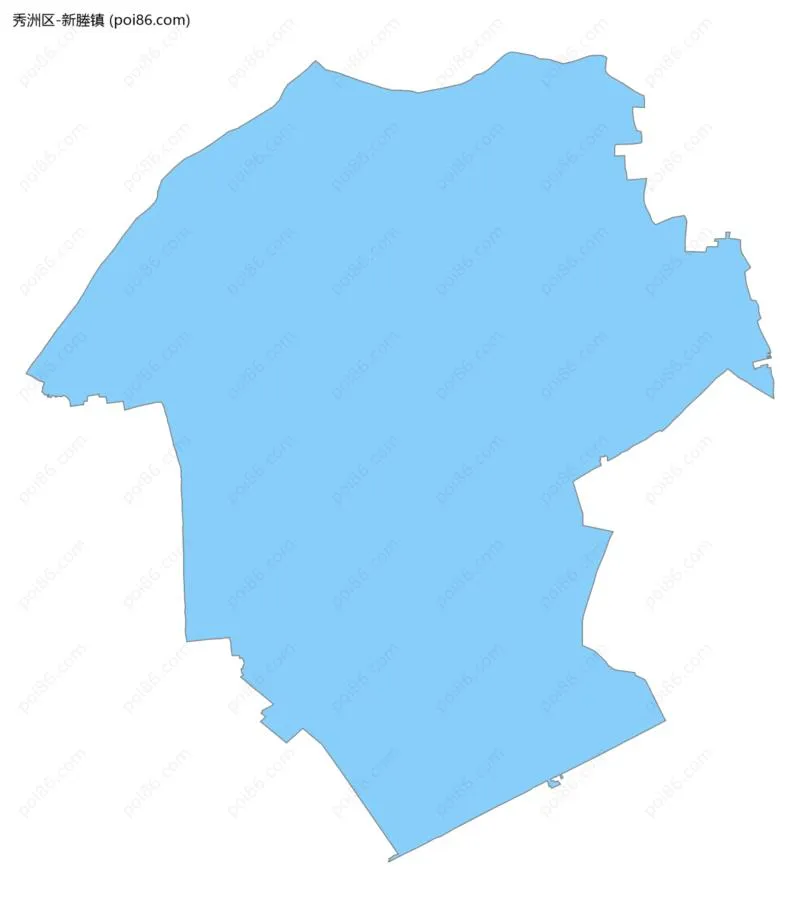 新塍镇边界地图