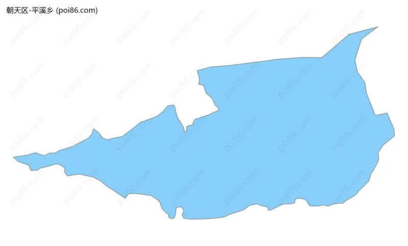 平溪乡边界地图