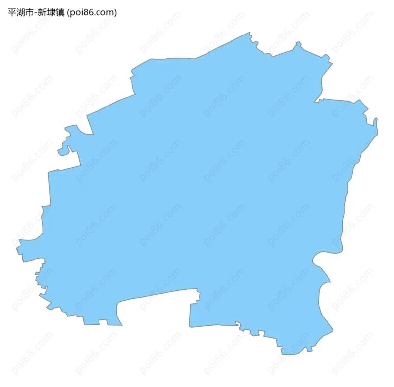 新埭镇边界地图