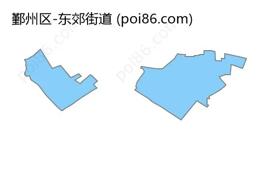 东郊街道边界地图