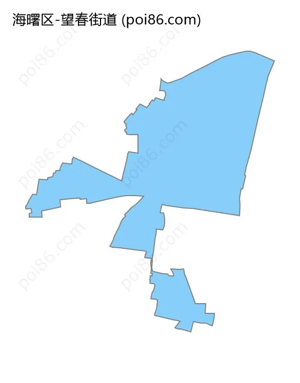 望春街道边界地图