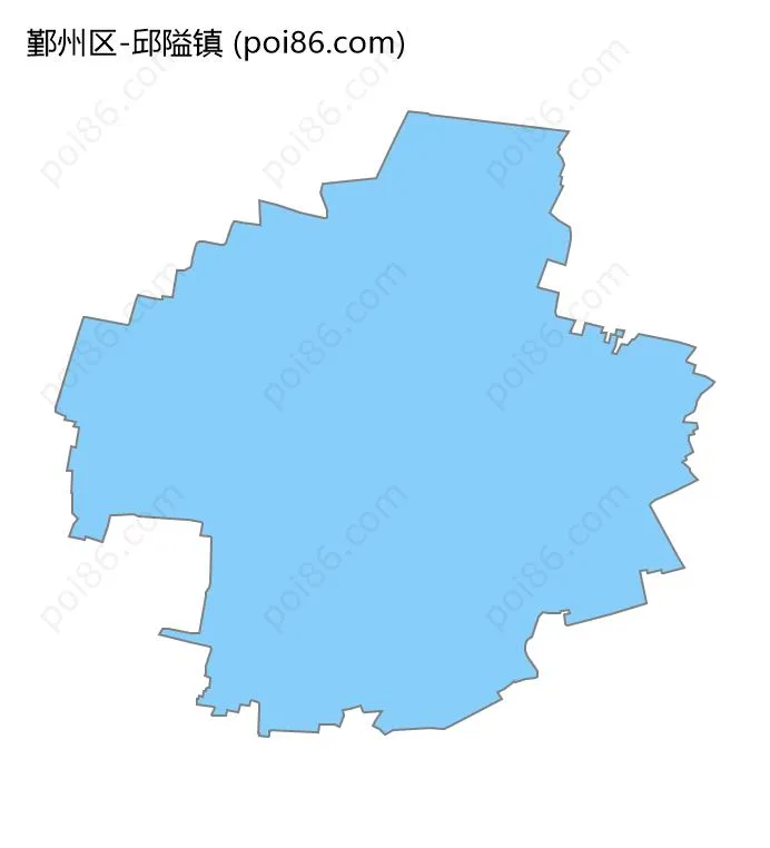 邱隘镇边界地图