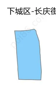 长庆街道边界地图