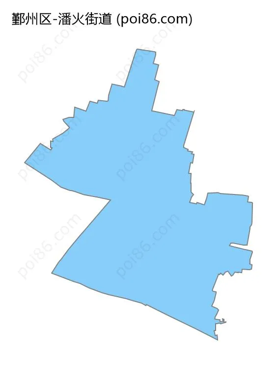 潘火街道边界地图