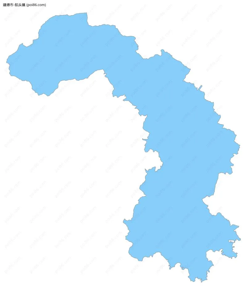 航头镇边界地图