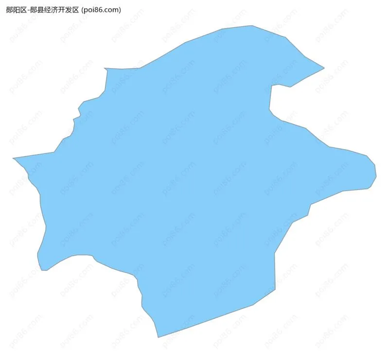 郧县经济开发区边界地图