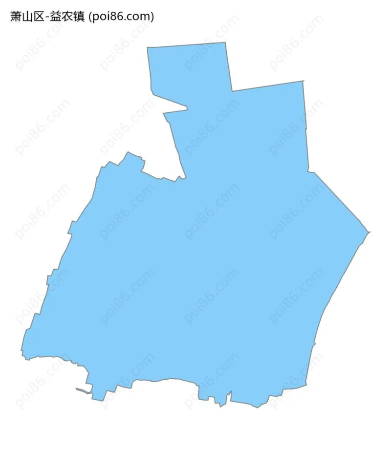 益农镇边界地图