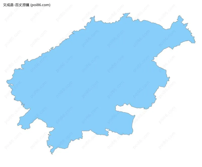 百丈漈镇边界地图