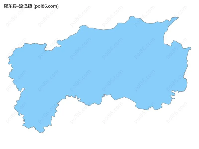流泽镇边界地图