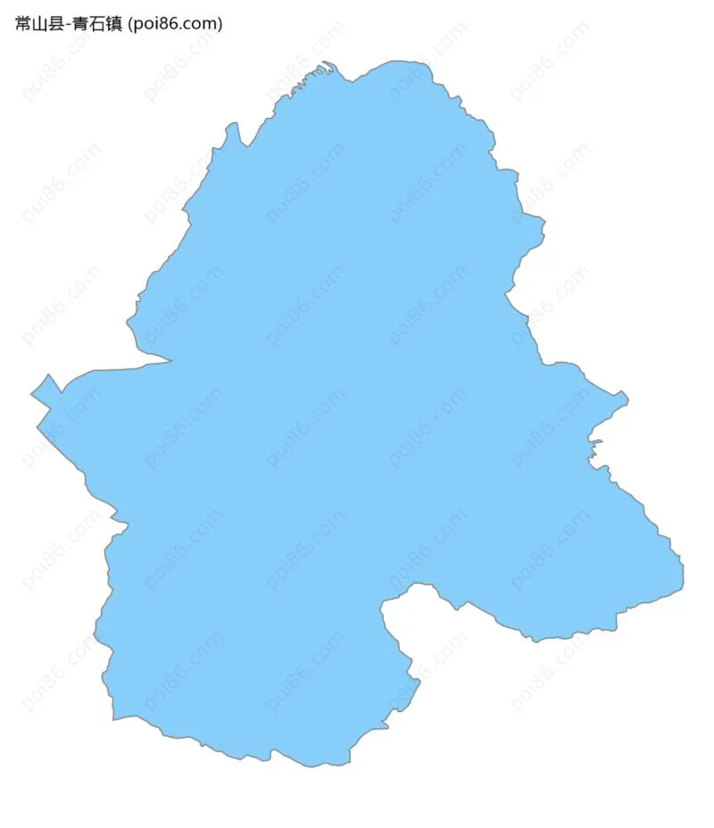 青石镇边界地图