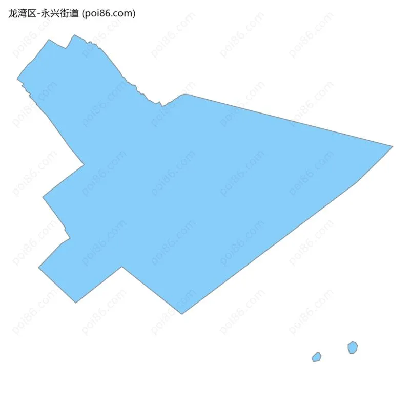 永兴街道边界地图