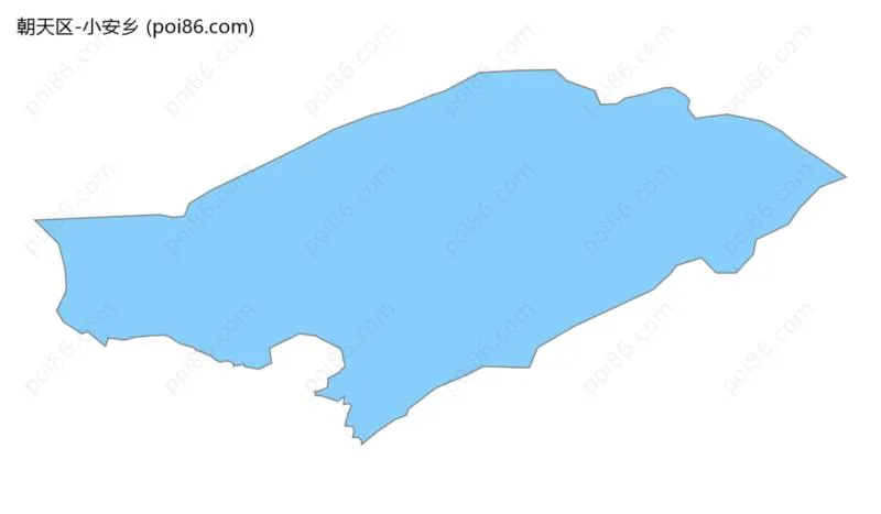 小安乡边界地图