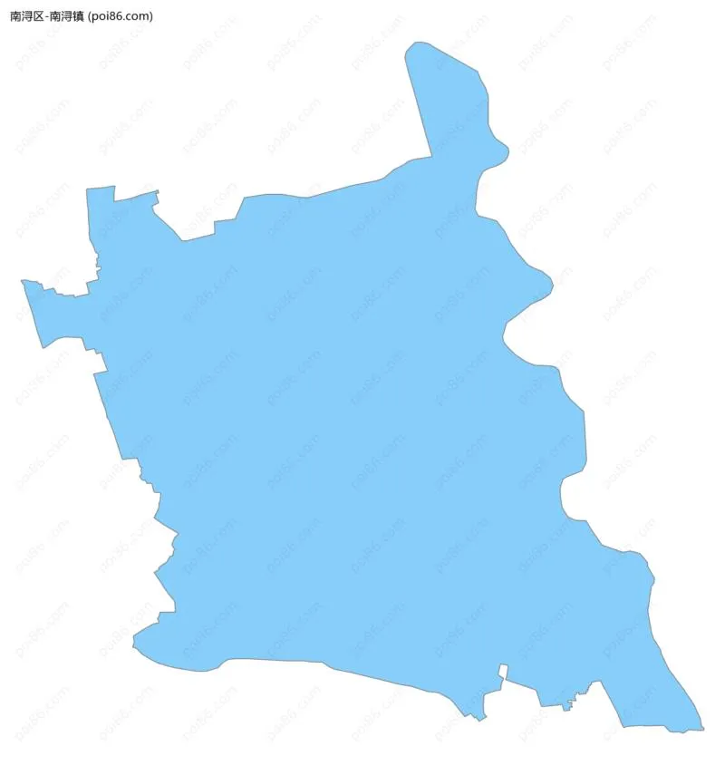 南浔镇边界地图