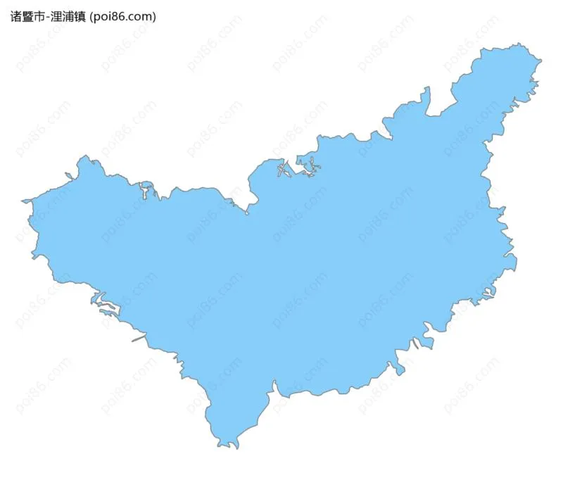 浬浦镇边界地图