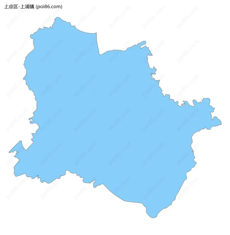 上浦镇边界地图