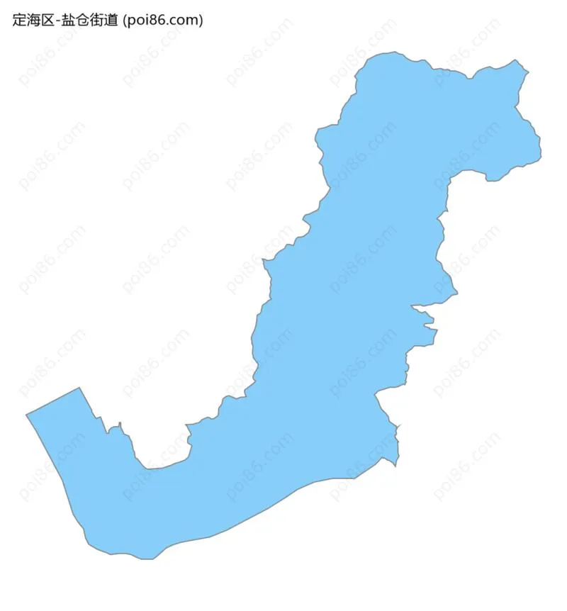 盐仓街道边界地图