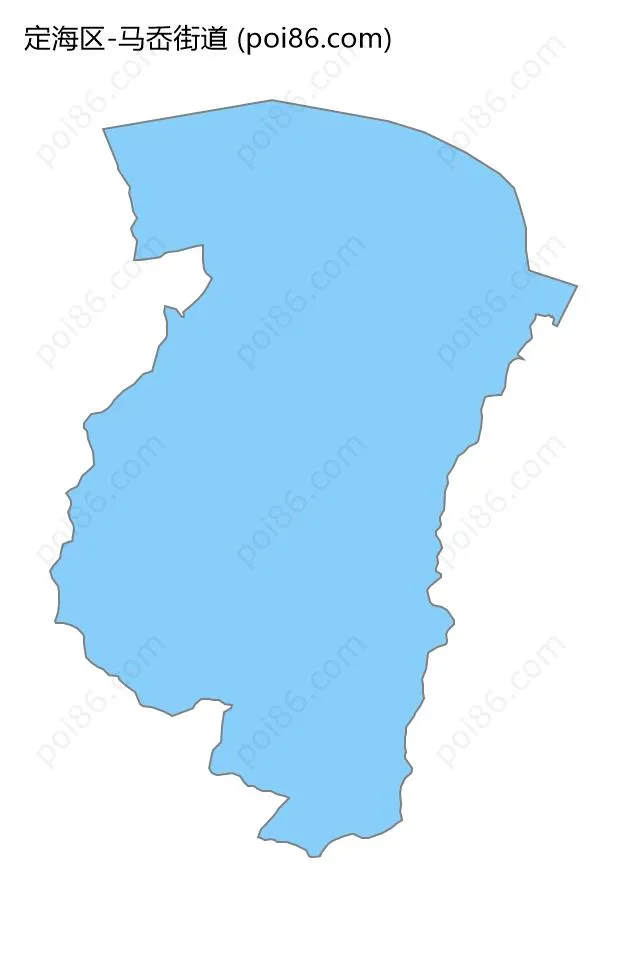 马岙街道边界地图