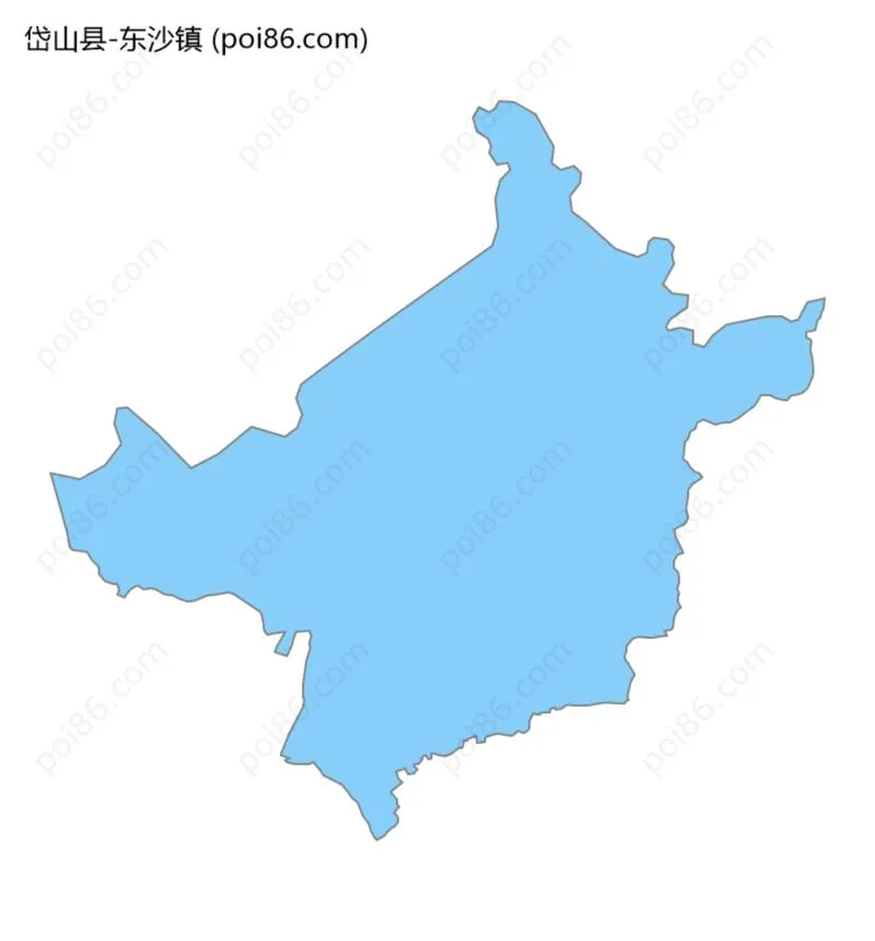 东沙镇边界地图