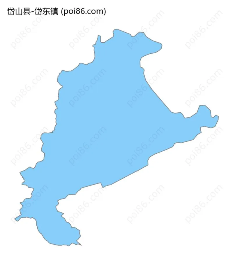 岱东镇边界地图