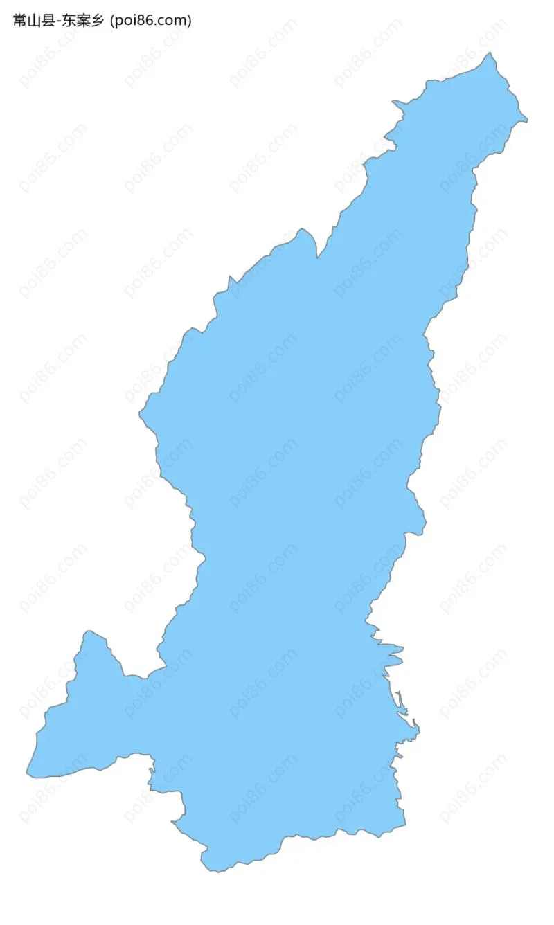 东案乡边界地图