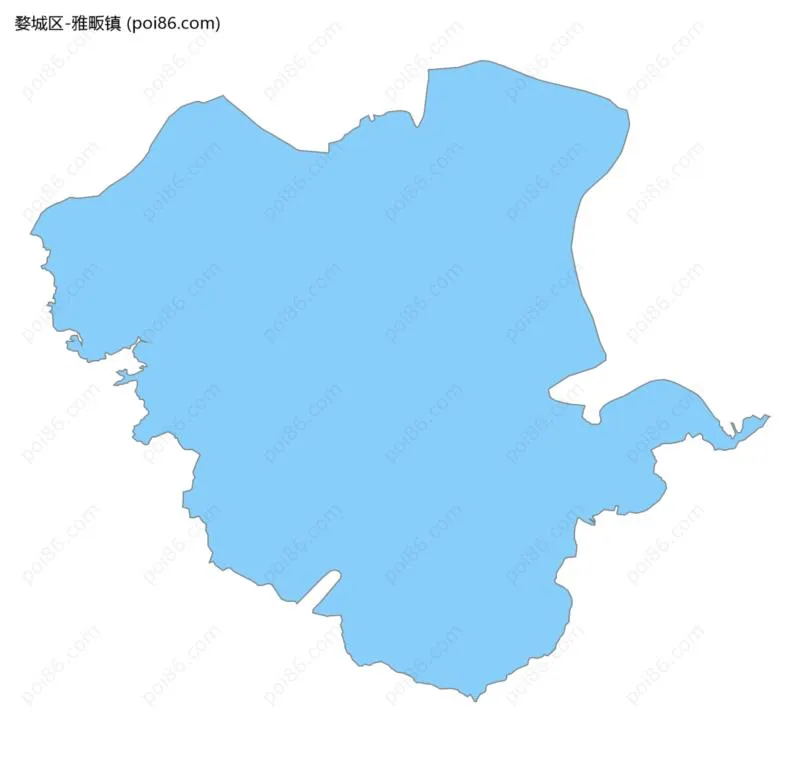 雅畈镇边界地图