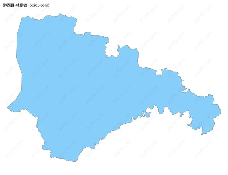 林泉镇边界地图