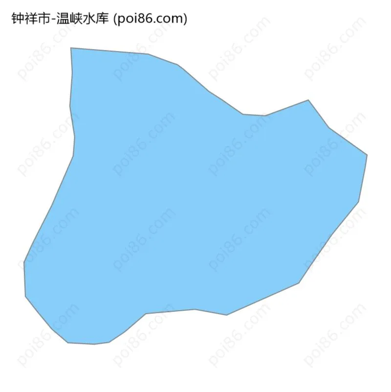 温峡水库边界地图