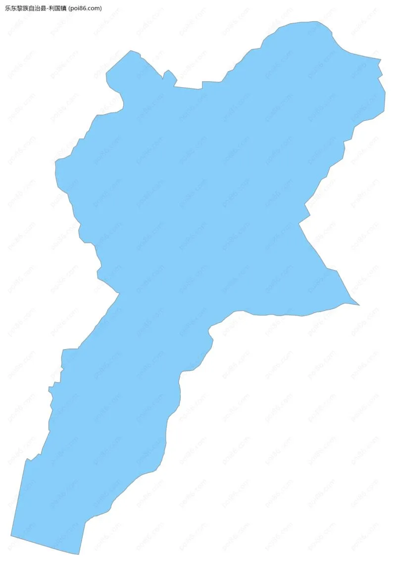 利国镇边界地图