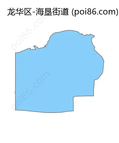 海垦街道边界地图