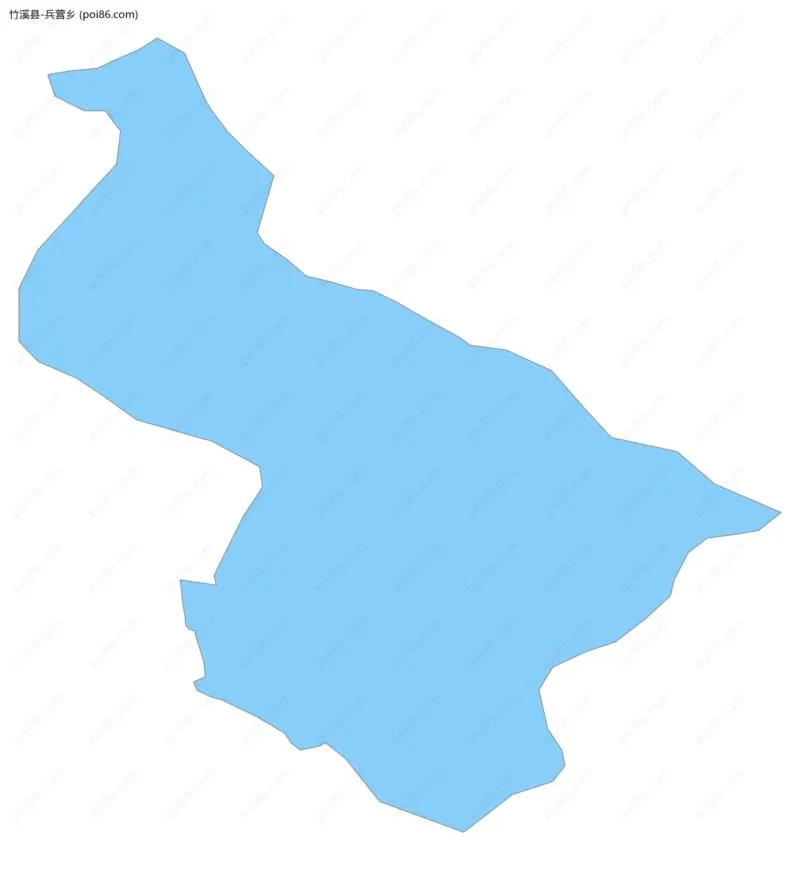 兵营乡边界地图