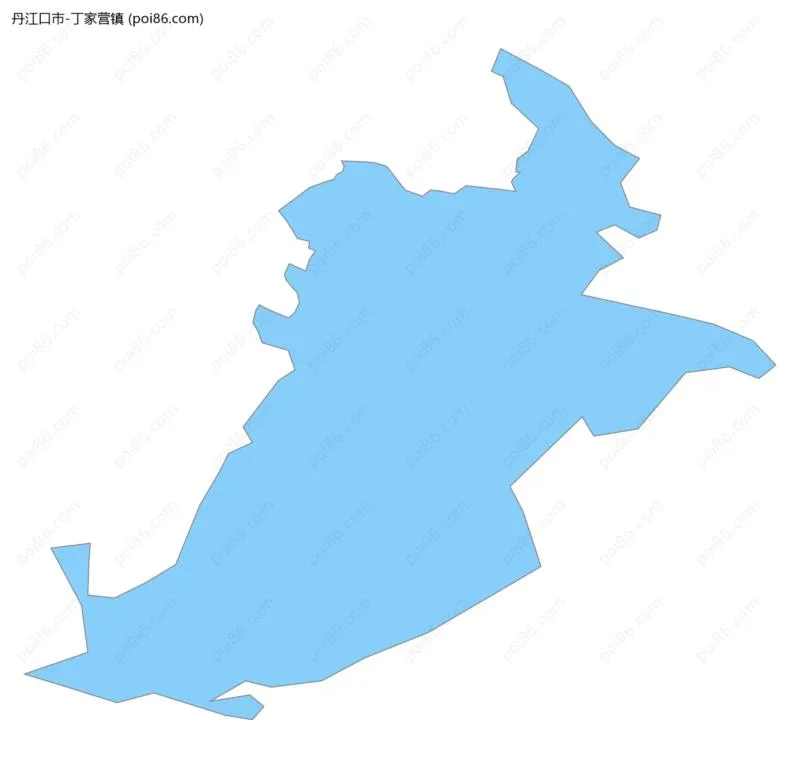 丁家营镇边界地图