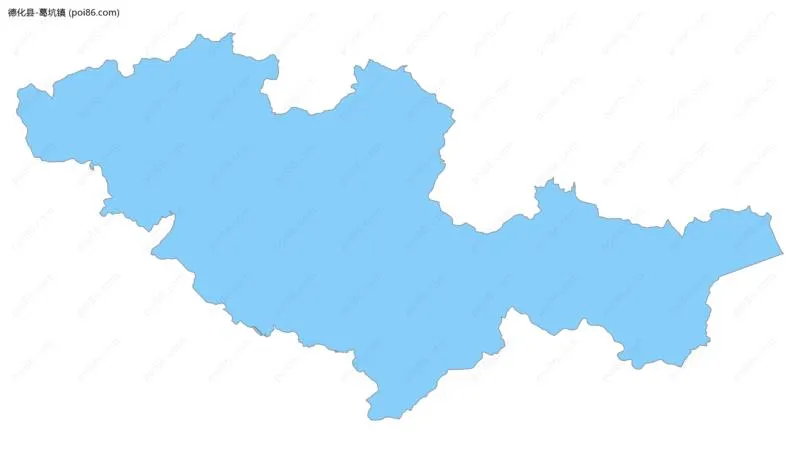 葛坑镇边界地图