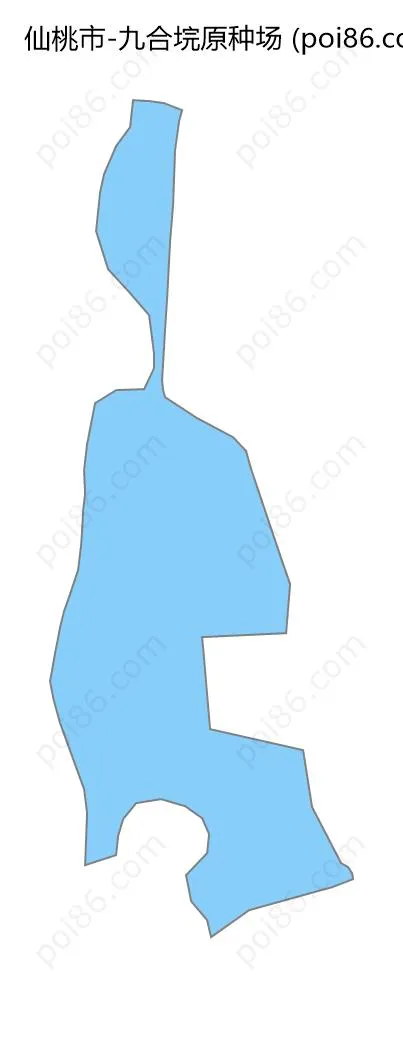 九合垸原种场边界地图