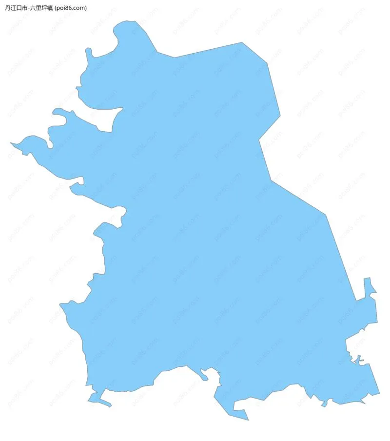 六里坪镇边界地图