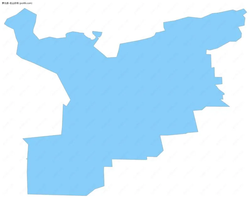 名山农场边界地图