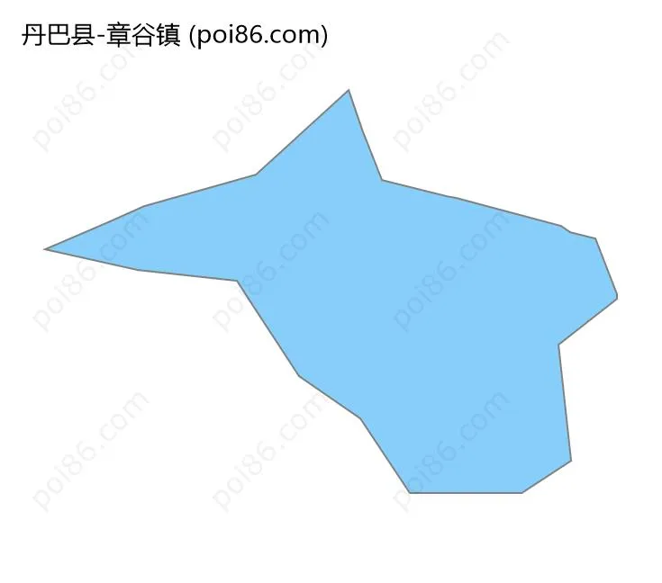 章谷镇边界地图