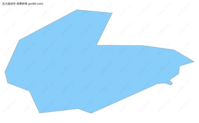 药泉林场边界地图