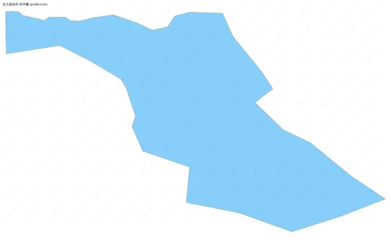 和平镇边界地图