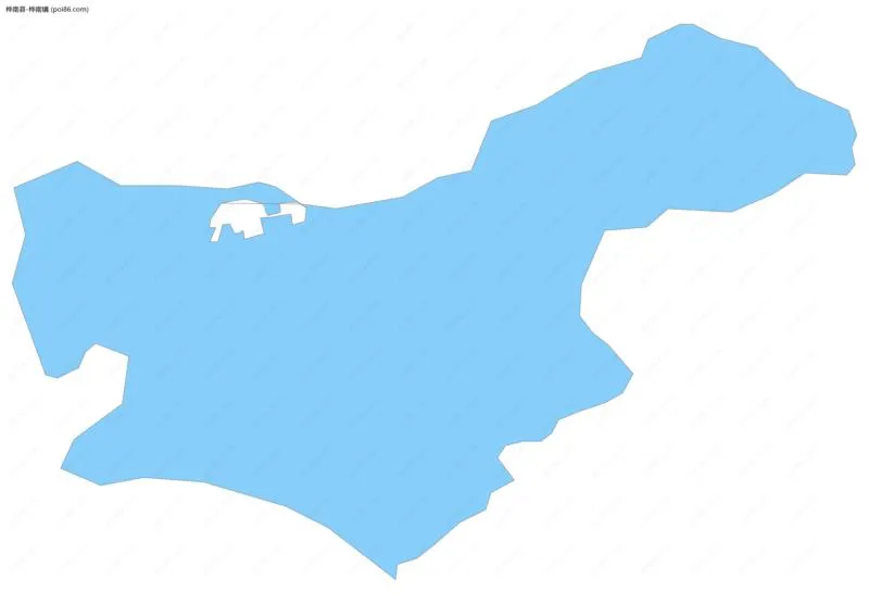 桦南镇边界地图