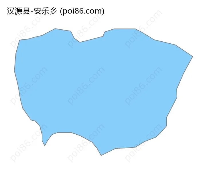 安乐乡边界地图