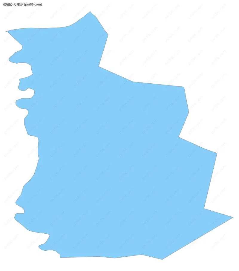 万隆乡边界地图