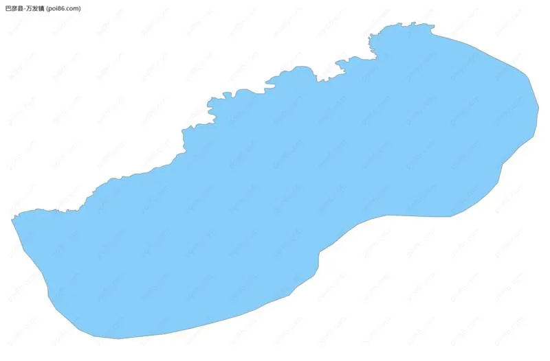 万发镇边界地图