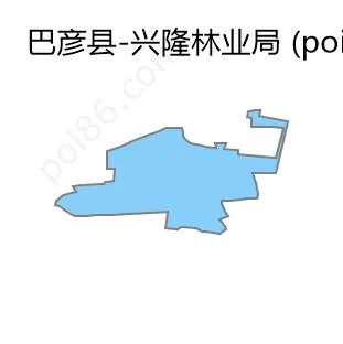 兴隆林业局边界地图