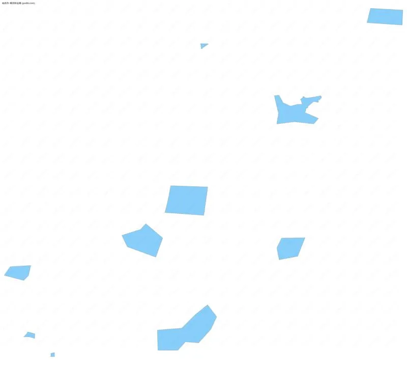 苇河林业局边界地图