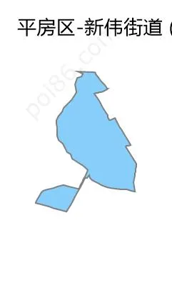 新伟街道边界地图